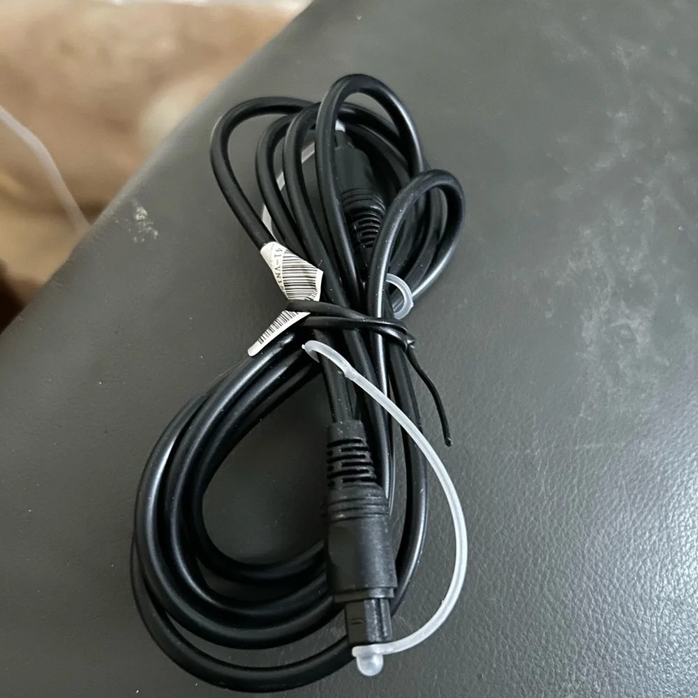 Onn black Optical Audio Cable